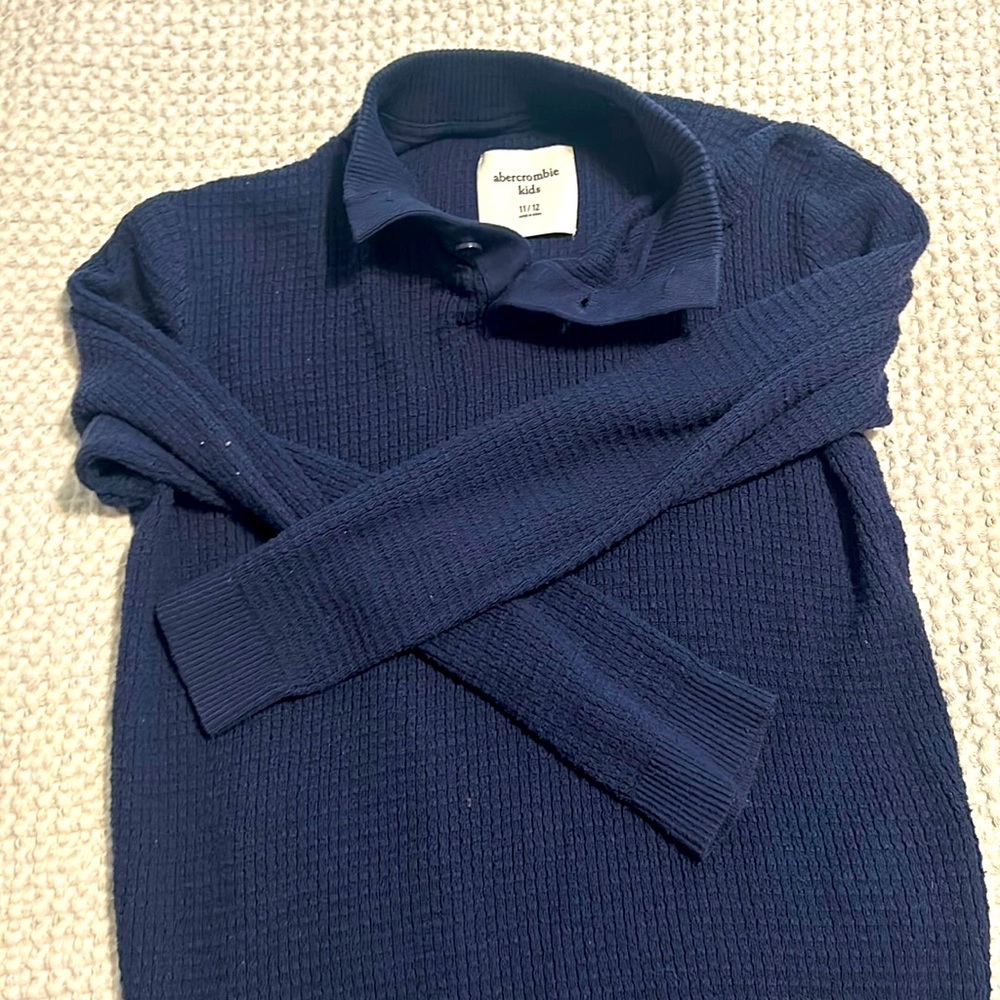 Abercrombie waffle knit sweater